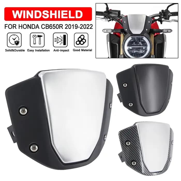 CB650r pare-brise moto pare-brise pour Honda CB650R 2019-2023 CB1000R 2018-2023 avant Sport vent déf