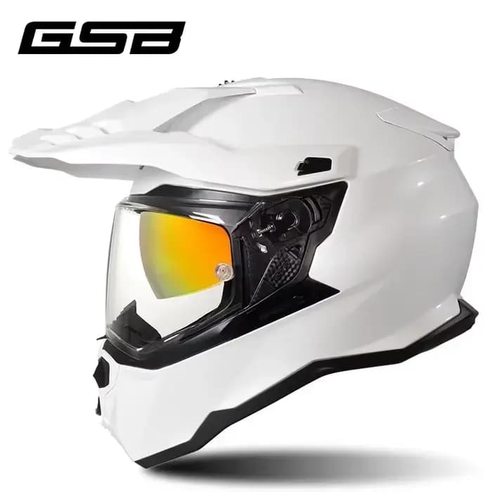 Casque de moto GSB XP-22 Rally, casque tout-terrain pour hommes, conduite longue distance, protectio