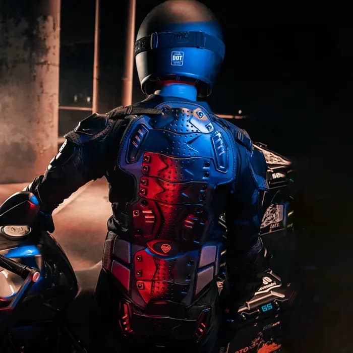SULAITE veste de moto course armure protecteur ATV Motocross Protection du corps veste vêtements équ