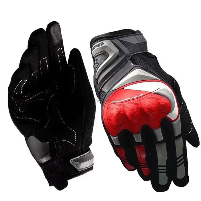 Gants de Moto gants de Moto respirants doigt complet protection écran tactile Guantes course Moto Mo