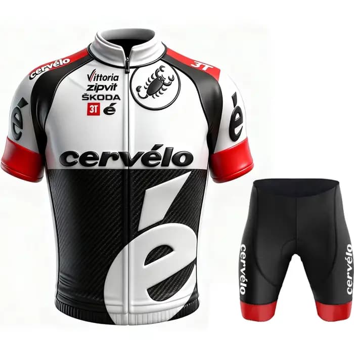 Combinaison de cyclisme pour hommes, maillot de vtt, ensemble short, bavoir, chemisier CERVELO, unif