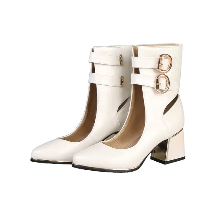Bottes en cuir verni pour femmes, grandes tailles 48 petites 32, chaussures simples polyvalentes à t