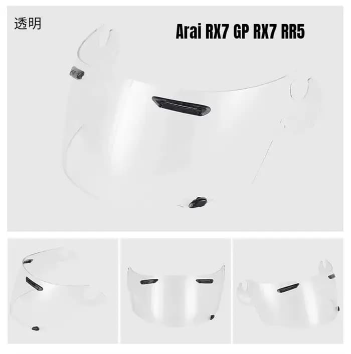 Visière pour Arai RX7 GP RX7 RR5 ASTROIO RAPIDEIR AXCES II AXCES 2 AXCES III REBEL QUANTUM ST casque