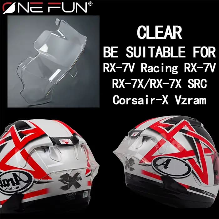 Casque de moto pour ARAI RX7X/RX7-V/SRC Racing VZ RAM, accessoires de becquet, aile arrière en Fiber