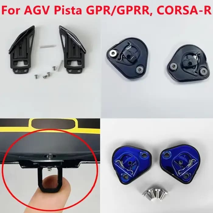 Mécanisme De Base De visière De casque, verrouillage Visera pour AGV PISTA GPR, PISTA GPRR, CORSA R 