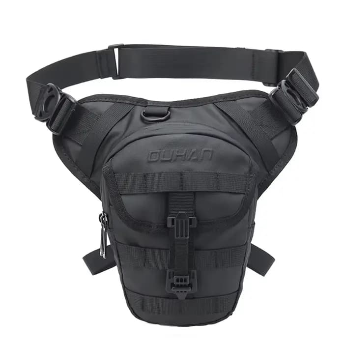 DUHAN-Sac de jambe de moto multifonction, sac banane de hanche, sac de taille décontracté, équipemen