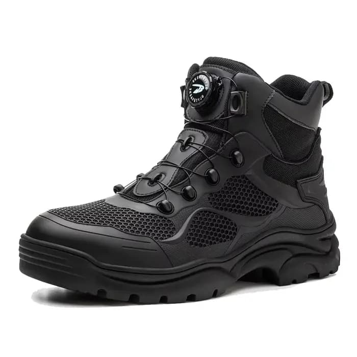 Bottes de moto respirantes, antidérapantes, résistantes à l'usure, chaussures de course pour hommes,
