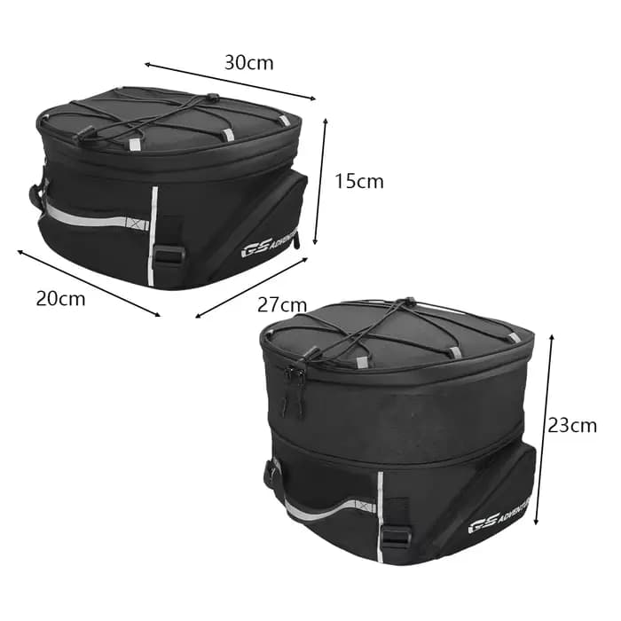 Sacoches arrière universelles pour bagages Hurcycles, sac de rangement de voyage, accessoires pour B