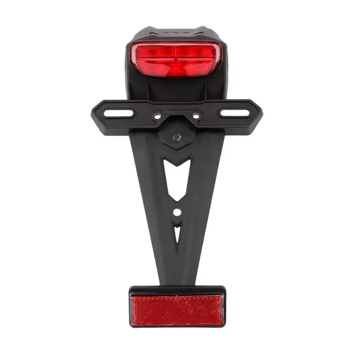 Feux arrière de frein LED pour motos, support de plaque d'immatriculation, feu de signalisation de f