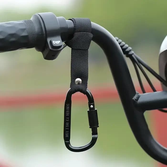 Clip de crochet de guidon de montage avant en alliage d'aluminium pour moto et vélo, pour sac sécuri