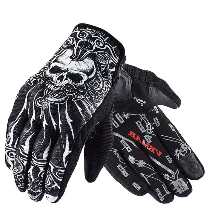 Gants de moto rétro d'été pour écran tactile, gants de Motocross, Anti-chute, Anti-chute, antidérapa