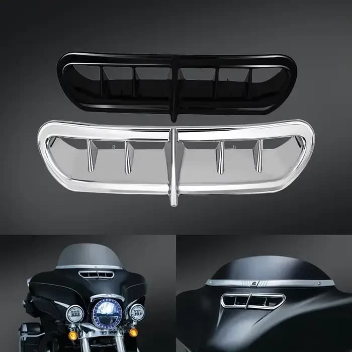 Évent de carénage avant de moto pour Harley Touring Electra, garniture extérieure d'accent, pièces d