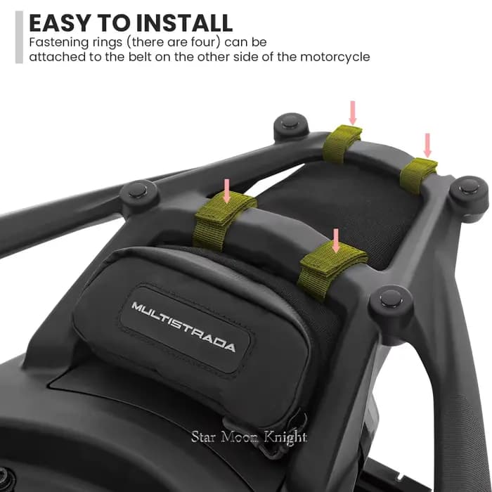 Porte-bagages sous sac, outil de rangement de voyage, sacs étanches pour Ducati Multistrada V4S V4 S