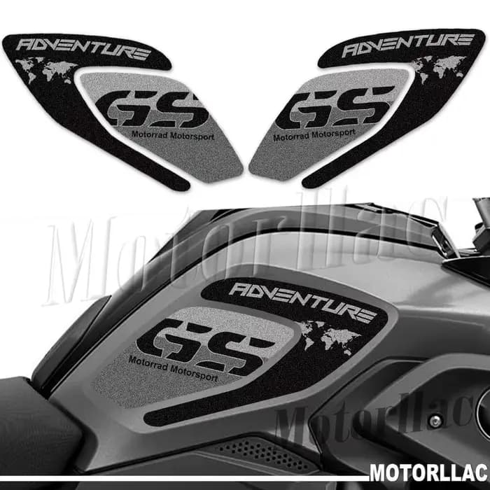 Autocollant antidérapant pour réservoir de carburant de moto, Triple noir, Protection pour R1200GS 2