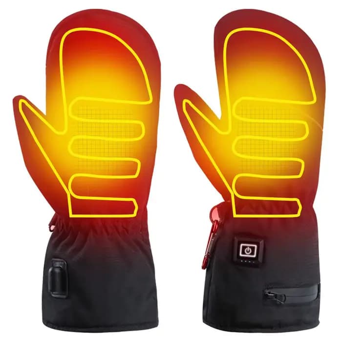 Gants doublés mitaines chauffantes rechargeables thermiques respirantes douces pour femmes pour le c