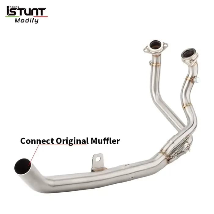 Pot d'échappement Slip-On pour Honda CRF1100 CRF1100L Africa Twin 2020 2021 - 2025, tube intermédiai