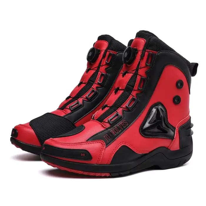 Bottes de protection de moto bottes de moto décontractées bottes en cuir pour hommes chaussures de m