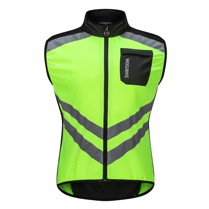 Gilet de moto Airbag coupe-vent d'été couleur unie BL208 en polyester pour cycliste et motard Berser