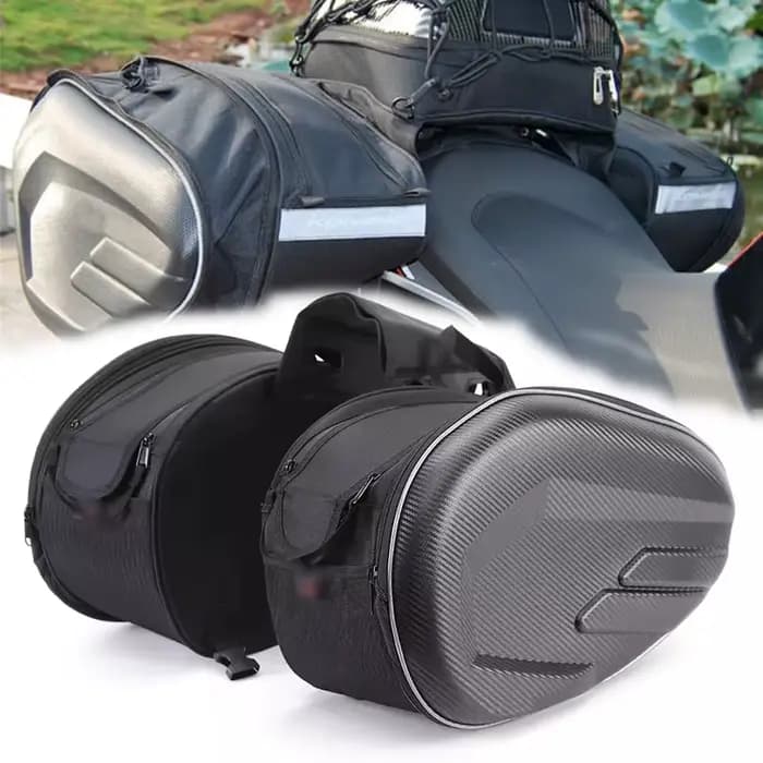 Sacs universels pour sacoches de moto, 2 pièces, sacs de selle pour bagages, fourche de rangement la