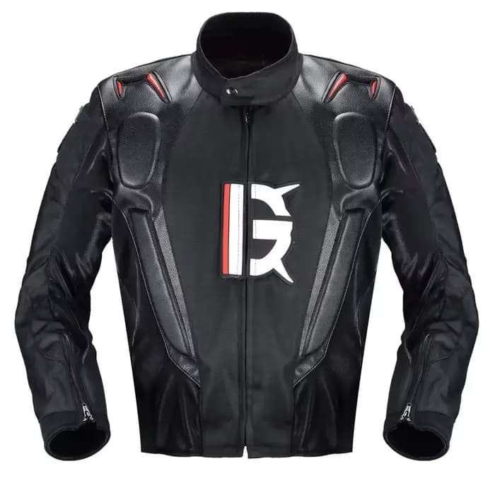 Veste de Moto en cuir Oxford Veste hiver homme 7 pièces coussinets de protection Chaqueta Moto Hombr