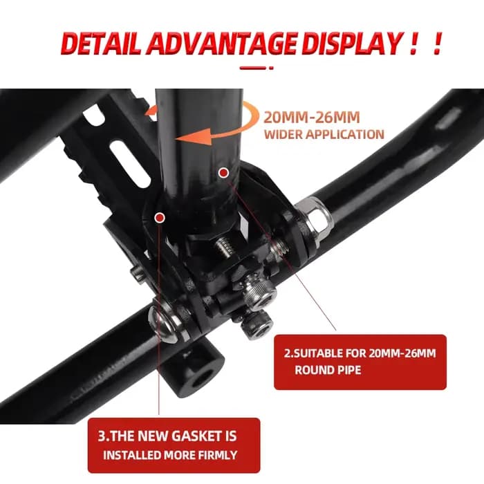 Repose-pieds avant de moto pour Honda, pinces, pédales, accessoires, NT1100, CB1100X, NT 1100, CB 11