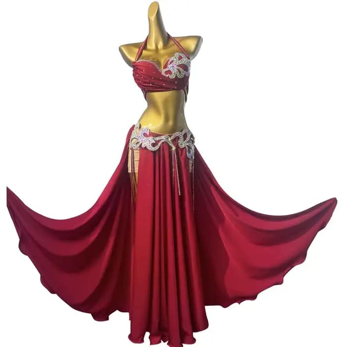 Vêtements de pratique de danse du ventre, costumes orientaux, robe de danse du ventre Baladi pour fe
