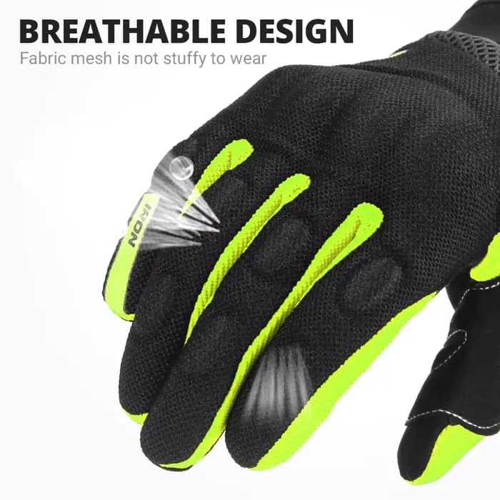 Gants de Moto Moto écran tactile respirant alimenté Moto course équitation vélo gants de protection 