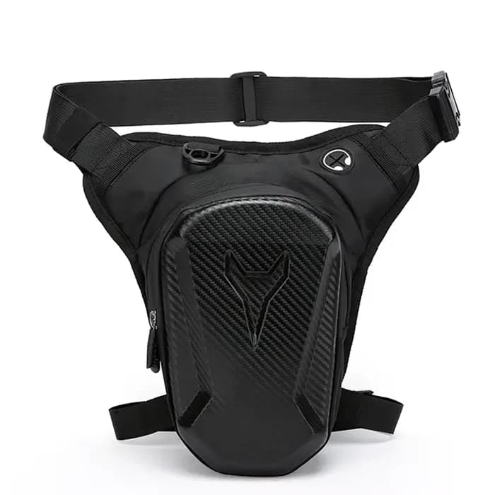 Sacoche latérale de moto en EVA rigide, sac banane décontracté pour extérieur, pochette de téléphone