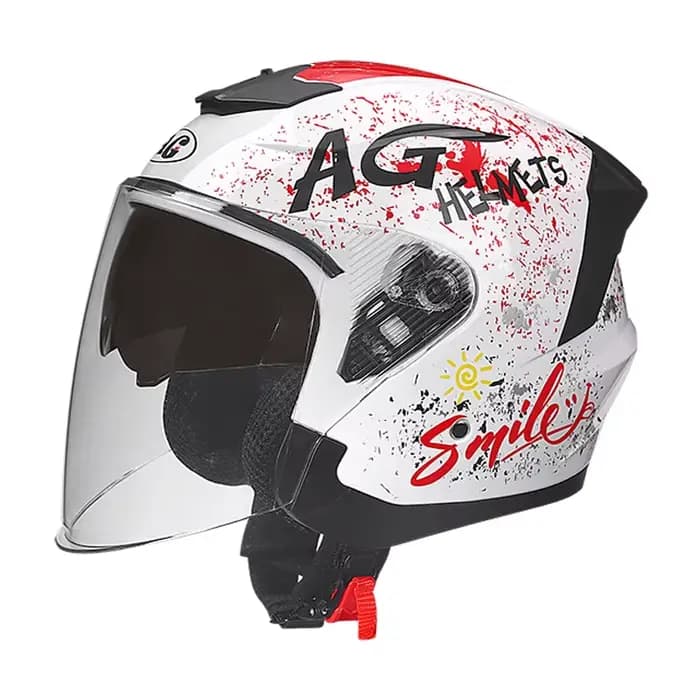 Casque de moto femme visage ouvert casque léger Double lentille moto homme 3/4 casque moto électriqu