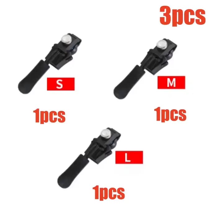 Accessoire de réparation de fermetures éclair DIY pour la maison, 3-60 pièces, têtes de fermeture éc