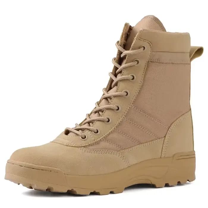 Dulboots-Bottes de saut du désert de force spéciale pour hommes, bottes de randonnée en plein air, c