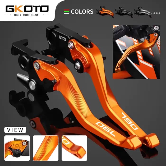 Pour KTM 790 Duke 2018 2019 2020 2021 DUKE790 2021 moto CNC en aluminium levier court réglable levie