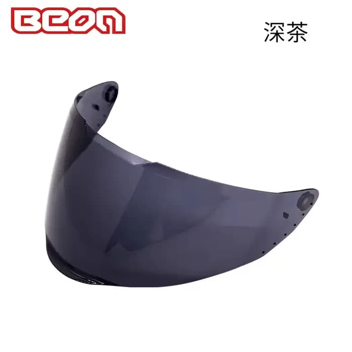 Visière Moto BEON B507 – Lentille Colorée Thé Foncé, Plaqué Bleu, Plaqué Or – Accessoires Casque B50
