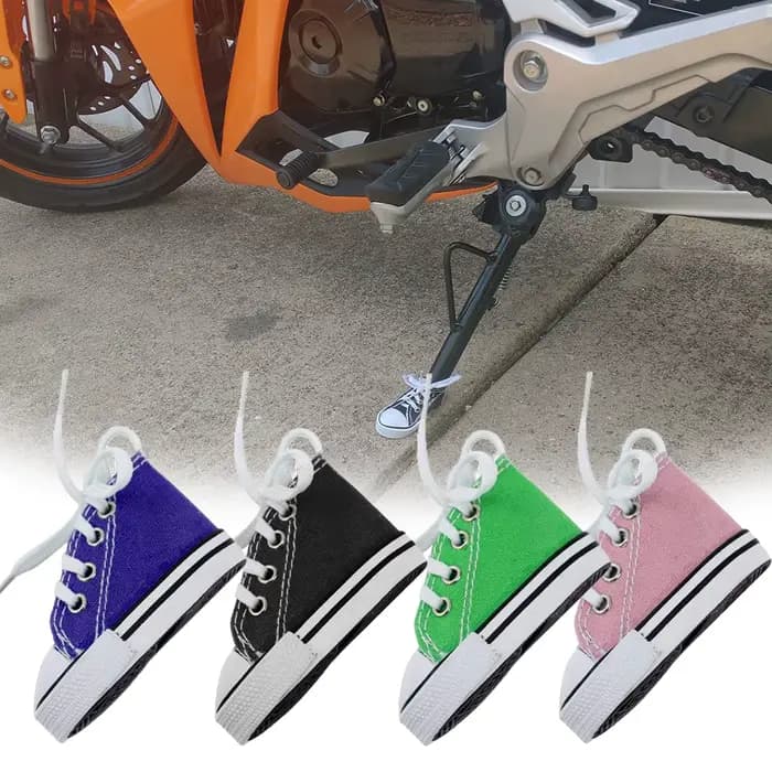 Support latéral de moto en toile, support de pied de mini chaussure, support de déclinaison de moteu