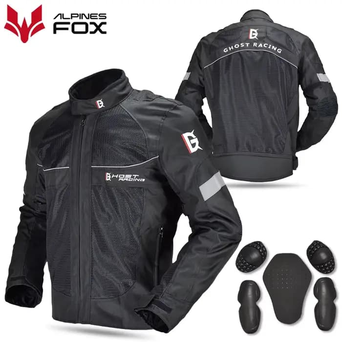 Veste d'armure de moto pour hommes, manteau chaud, équipement de protection de moto anti-collision, 