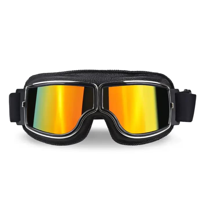 Lunettes de casque rétro pour moto, lunettes universelles de Motocross avec trou respirant, accessoi