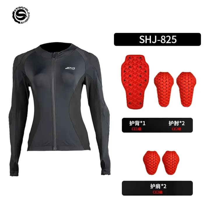 SFK été respirant Moto veste femmes serré Moto corps armure vêtements femme Biker veste CE Moto équi