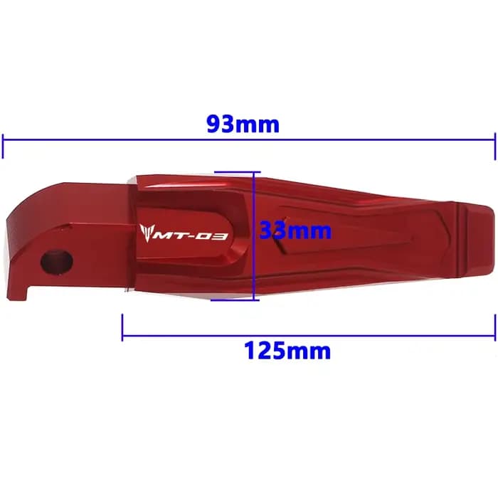 Repose-pieds arrière pour moto YAMAHA YZF R3 R25 MT03 MT25 R3 MT-03, accessoires de passager