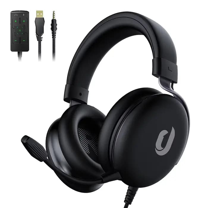 Casque de jeu filaire pour Switch PS4 PS5 Xbox One S/X - Casque audio stéréo avec microphone, pour P