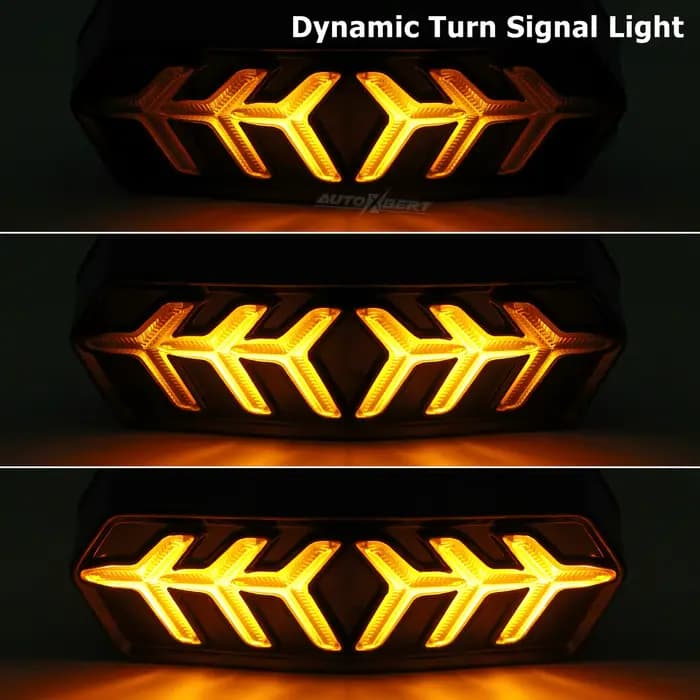 Feu stop arrière LED fumé, clignotant séquentiel intégré pour Honda GROM MSX125 CB650F CB650F CTXN70