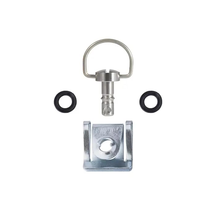 Attaches de carénage pour moto, dégagement rapide, rivets D-RING et 1/4 tours, 10 jeux de boulons de