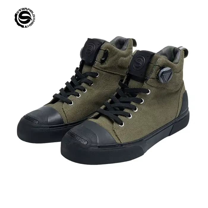 Chaussures de moto rétro, chaussures de VTT, bottes respirantes pour toutes les saisons, bottes de m