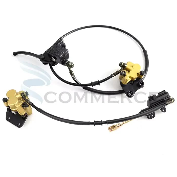 Kit de frein à disque hydraulique avant/arrière de moto, pour la plupart des motos 50cc-125cc, Pit D
