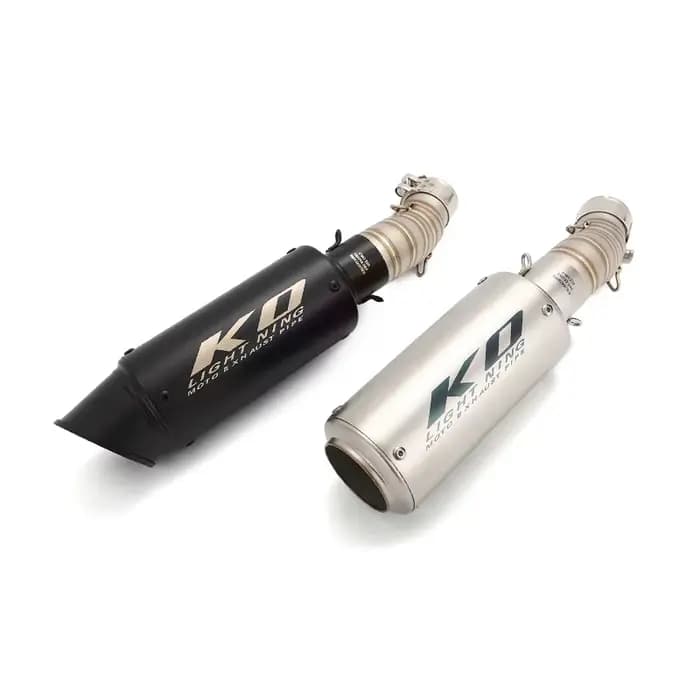 Tuyau en acier inoxydable pour moto, Escape Mid Link Pipe, Slip-On Silencieux, PerfecDB Killer, Sac 