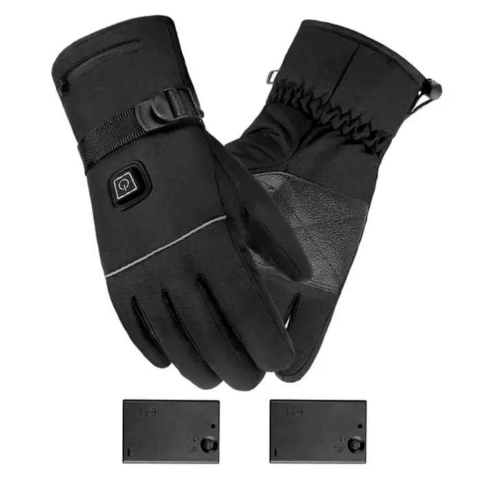 Gants chauffants pour l'hiver, batterie Rechargeable 3.7V, chauffe-mains électrique, gant de ski pou