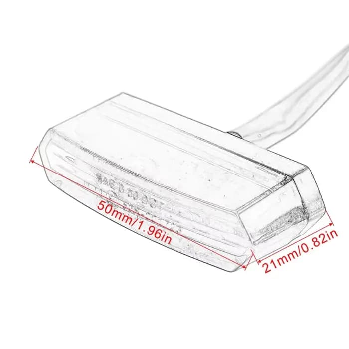STONEGO 12V moto frein arrière LED feu Stop arrière lampe pour plaque d'immatriculation arrière lumi