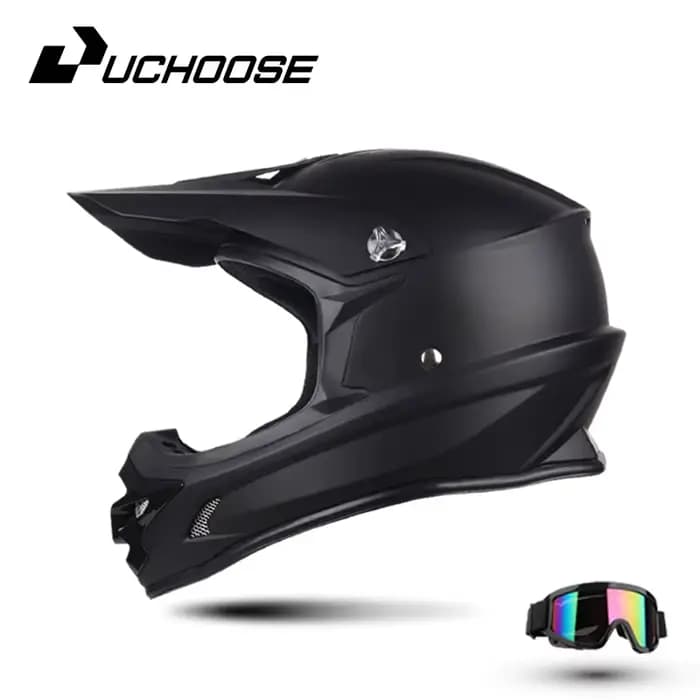 DOT-Casque de course de moto tout-terrain pour adultes et hommes, casque de descente, classique, ori