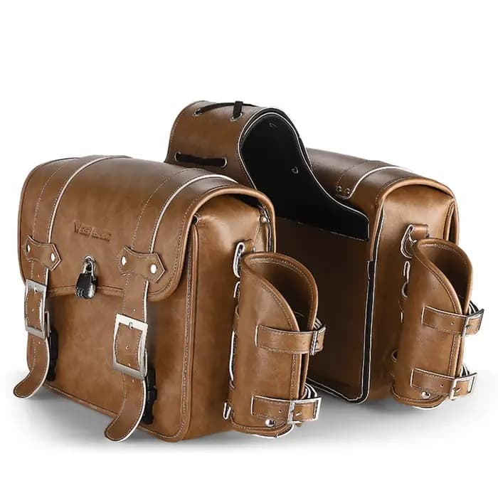Sac Latéral Universel de Grande Capacité pour Siège Arrière de Moto, Rangement d'Outils