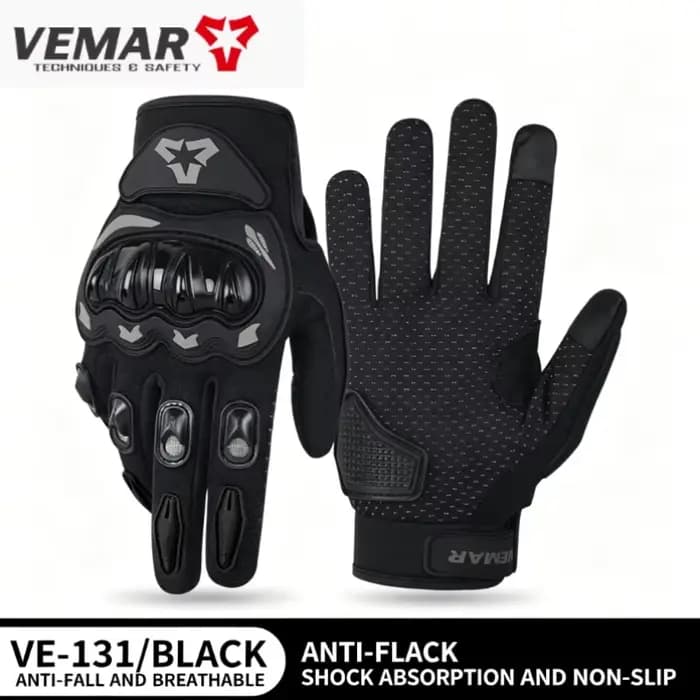 Nouveaux Gants de Moto 4 Saisons 2026 pour Hommes, Doigts Entiers, Écran Tactile, Antidérapants, Ant