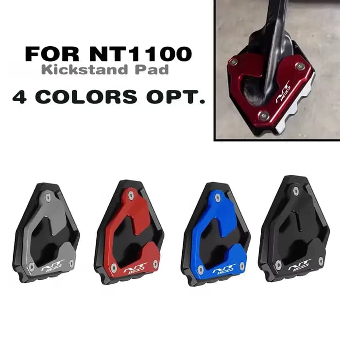 Pour Honda NT1100 NT 1100 2021-2024 2025 2023 2022 Moto CNC Extension de support de béquille latéral
